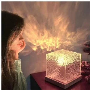 Lámpara Aurora Boreal LED Giratoria con variedad Colores y Efecto 3D /